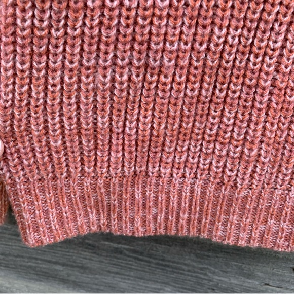 Marled Loose Knit Sweater Rosy Coral - Picture 6 of 8